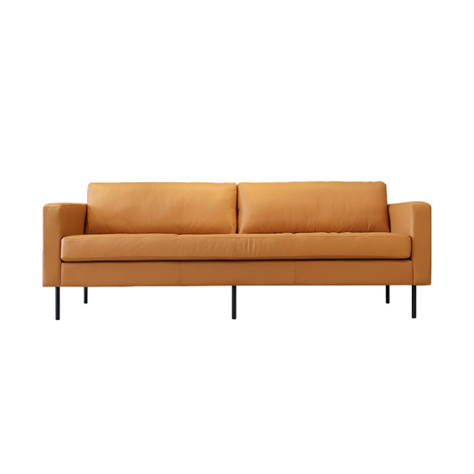 Mokdern modular 3-seat living room leather sofa