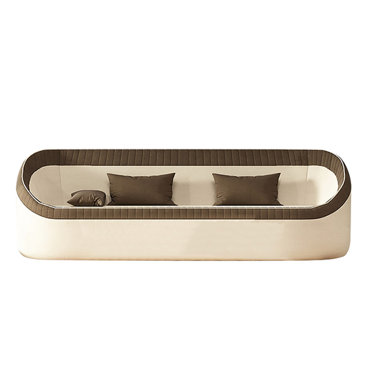 Mokdern shell type 3-seat sofa,velvet fabric sofa