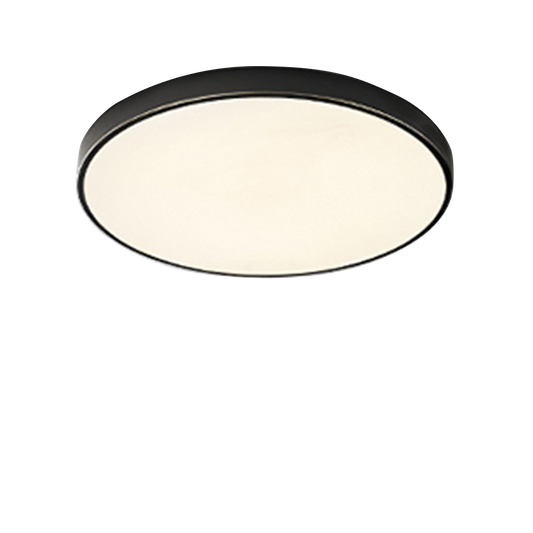 Mokdern round three-color LED ceiling lamp