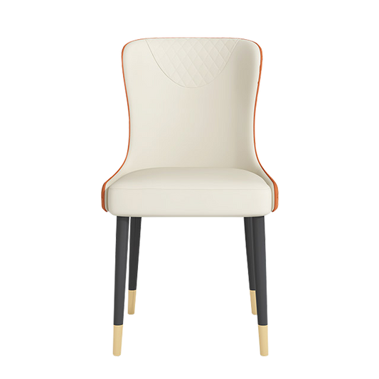 Mokdern Leather Dining Chair,Accent Chair
