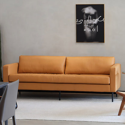 Mokdern modular 3-seat living room leather sofa
