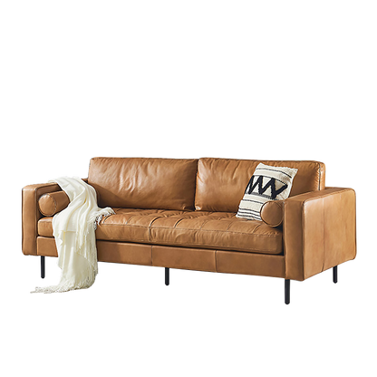 Mokdern 4-seat living room sofa, leather sofa