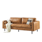 Mokdern 4-seat living room sofa, leather sofa
