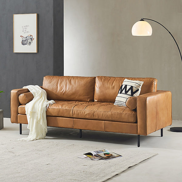Mokdern 4-seat living room sofa, leather sofa