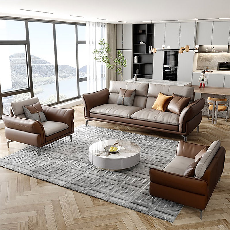 Mokdern living room standard 4-seat Leather sofa