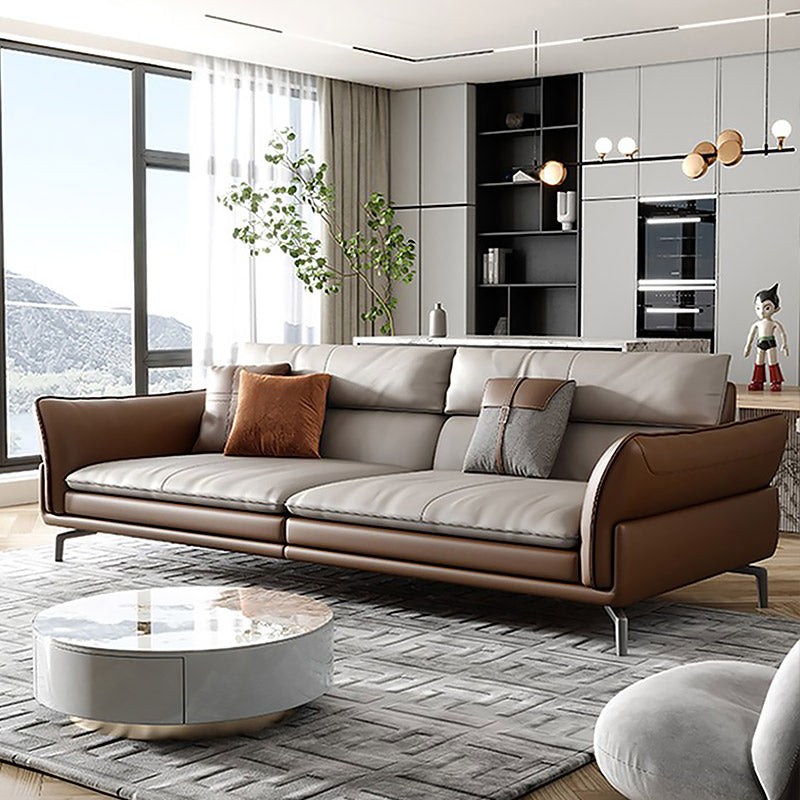 Mokdern living room standard 4-seat Leather sofa