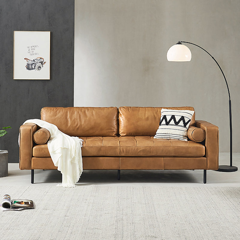 Mokdern 4-seat living room sofa, leather sofa