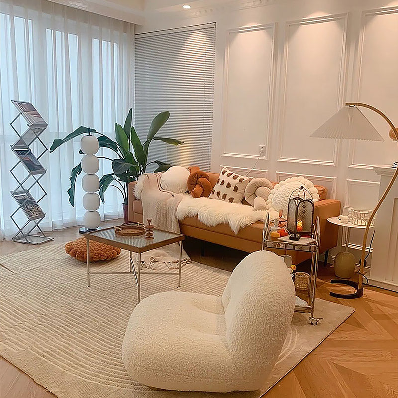 Mokdern modular 3-seat living room leather sofa