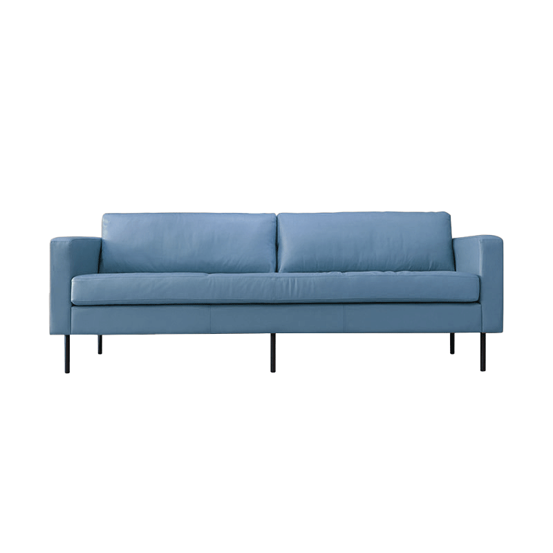 Mokdern modular 3-seat living room leather sofa