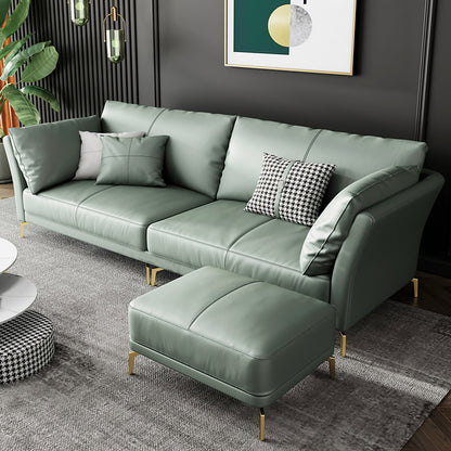 MOKDERN 4-SEAT ARMS LEATHER SOFA,SOFA SET