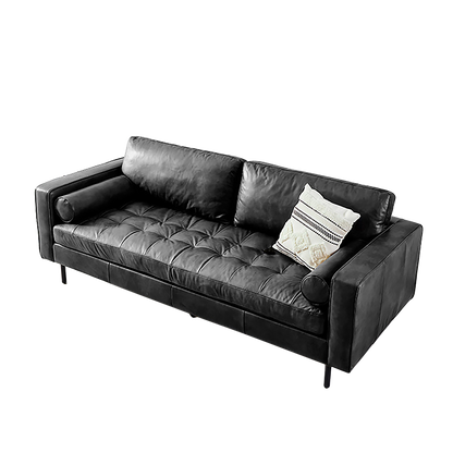 Mokdern 4-seat living room sofa, leather sofa