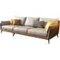 Mokdern standard 4-seat arms leather sofa