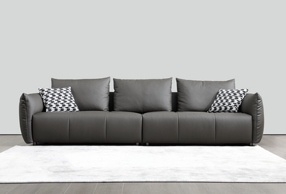 Mokdern 3-Seat Modular Leather Sofa