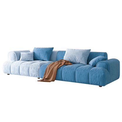 Mokdern 4-Seat Modular Flannel Fabric Sofa
