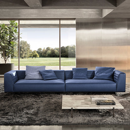 Mokdern standard 4-seat leather sofa