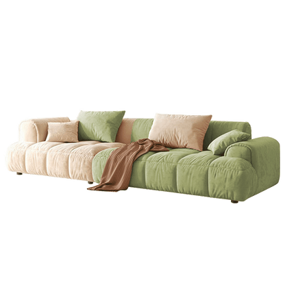 Mokdern 4-Seat Modular Flannel Fabric Sofa