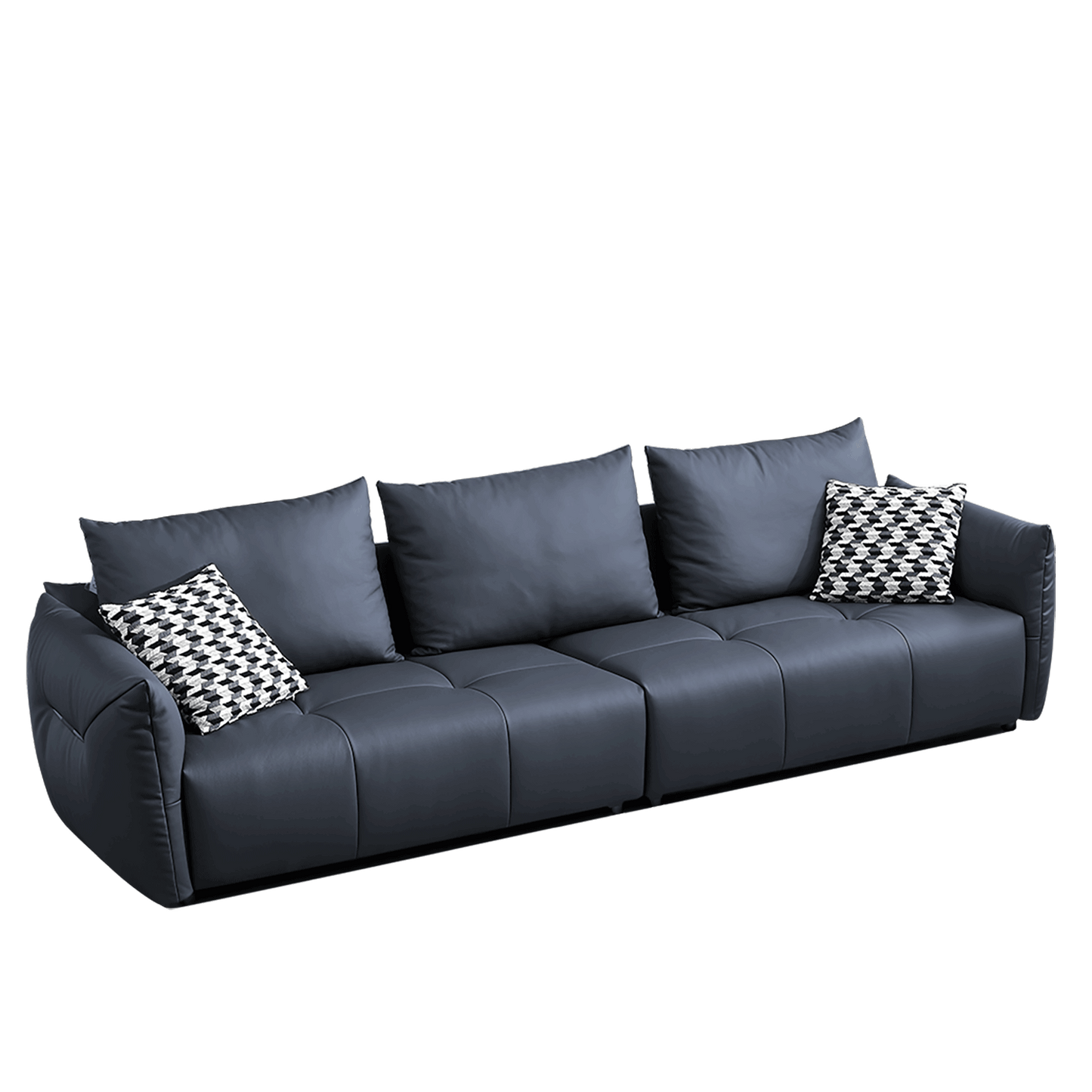 Mokdern 3-Seat Modular Leather Sofa