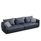Mokdern 3-Seat Modular Leather Sofa