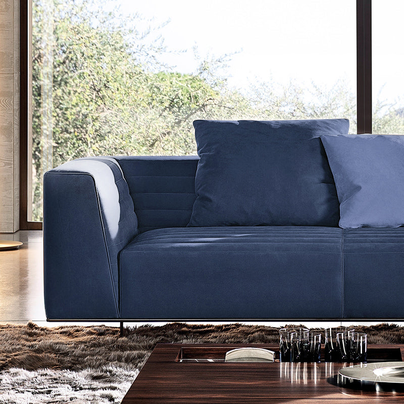 Mokdern standard 4-seat leather sofa