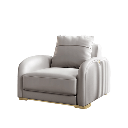 Mokdern 2-seat standard arms leather sofa