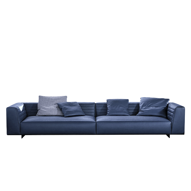 Mokdern standard 4-seat leather sofa
