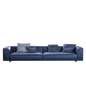 Mokdern standard 4-seat leather sofa