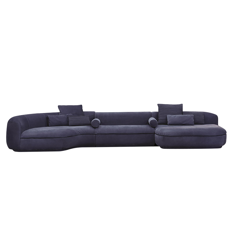 Mokdern curved multi-seat Genuine Leather sofa
