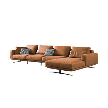 Mokdern L-Shaped 4-Seat living room fabric sofa