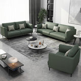 Mokdern 3-seat arms leather sofa,sofa set