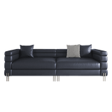 Mokdern 4-Seat double layer leather sofa