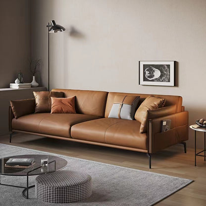 Mokdern standard 4-seat living room Leather sofa