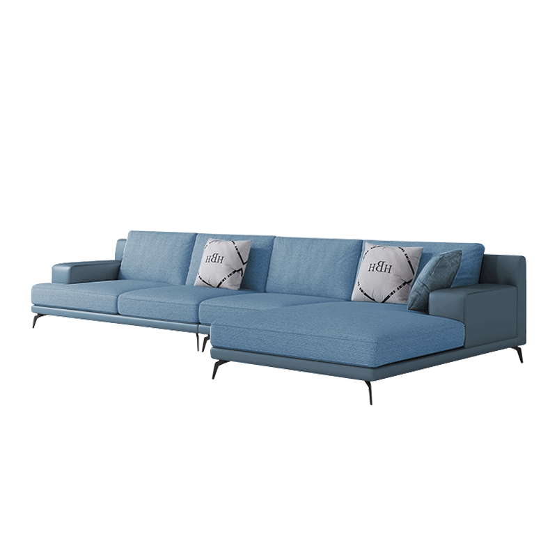 Mokdern 4-Seat L-Shaped Fabric Sofa