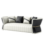 Mokdern Standard 3-Seat Leather Sofa,Living Room Sofa