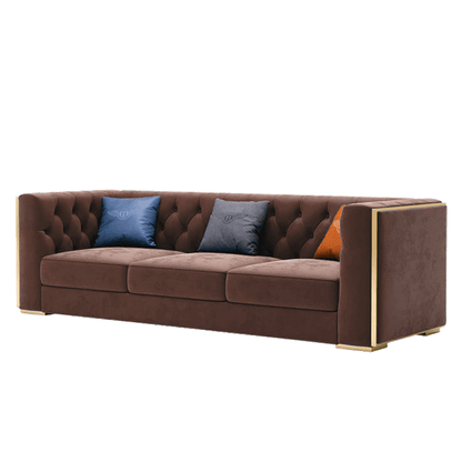Mokdern Standard 3-Seat Living room arms Velvet sofa