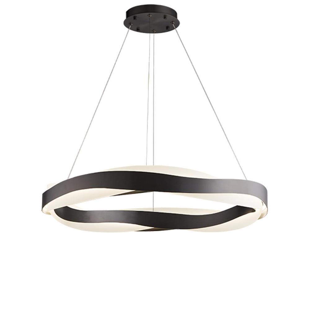 MOKDERN champagne wave LED Suspension Lamp