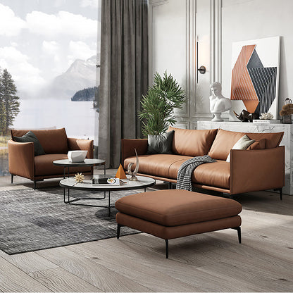 Mokdern 3-Seat living room leather sofa,sofa set