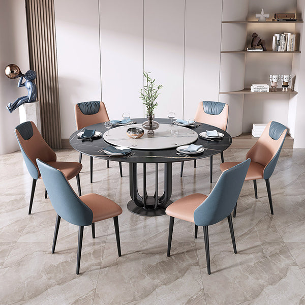 MOKDERN 59″ Marble Round Dining Table