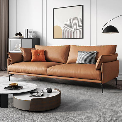 Mokdern standard 3-seat arms leather sofa