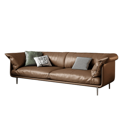 Mokdern 4-seat living room leather sofa
