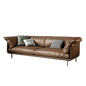 Mokdern 4-seat living room leather sofa
