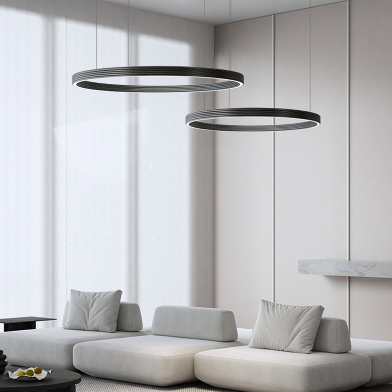 Mokdern aluminum LED pendant light, suitable for bedroom, living room