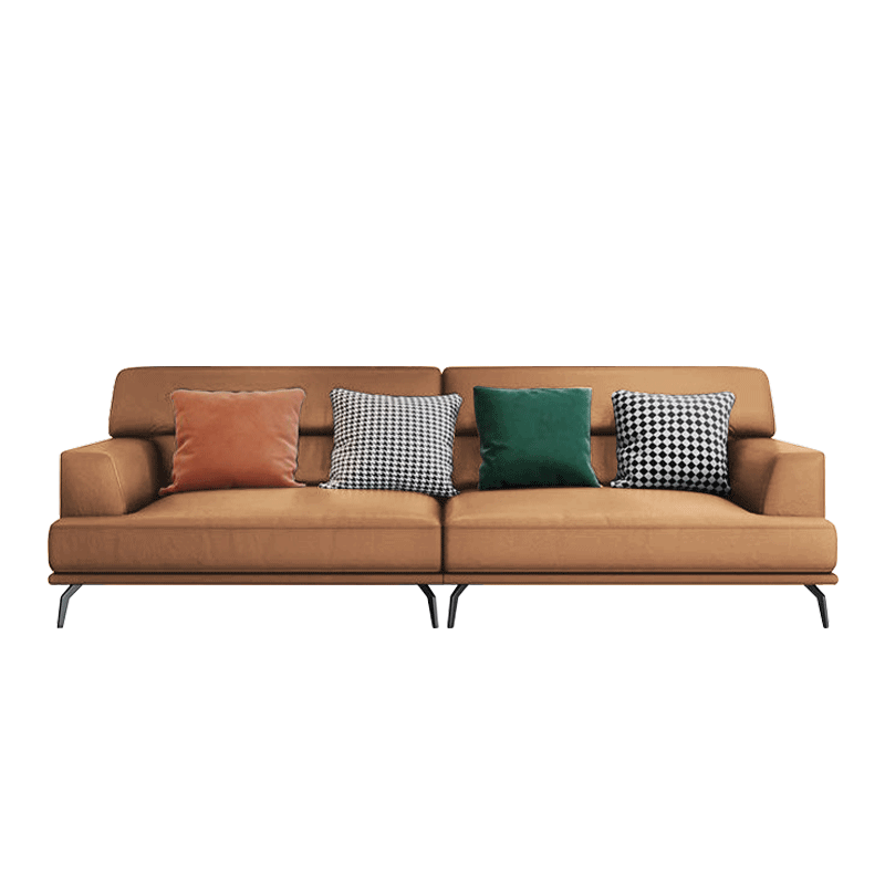 Mokdern 4-seat standard leather sofa,modern sofa