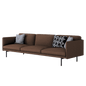 Mokdern modular standard 3-seat fabric sofa