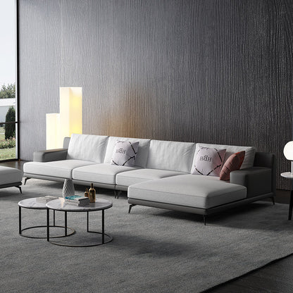 Mokdern 4-Seat L-Shaped Fabric Sofa