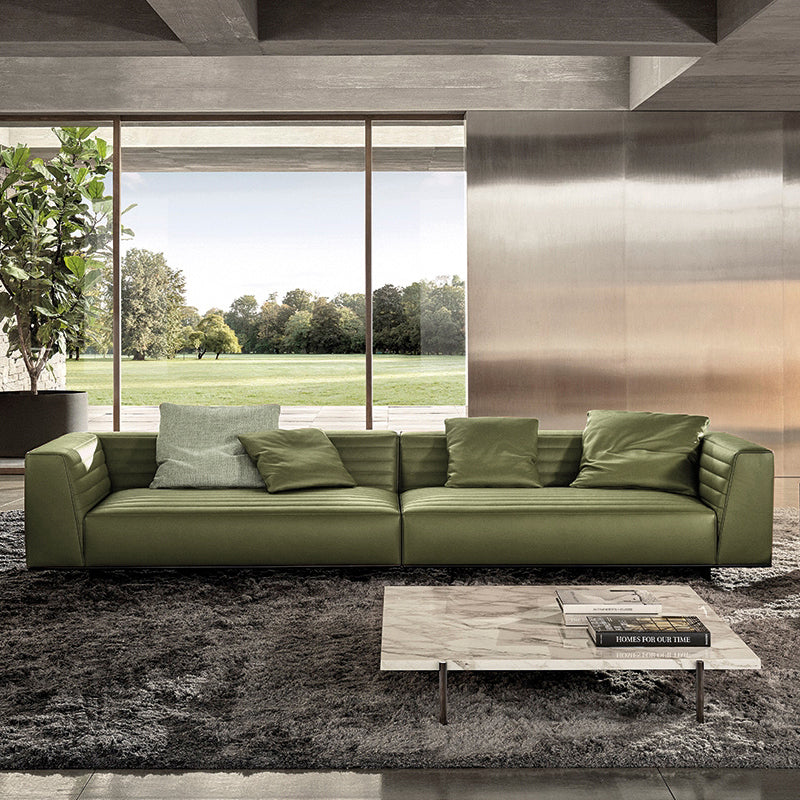 Mokdern standard 4-seat leather sofa
