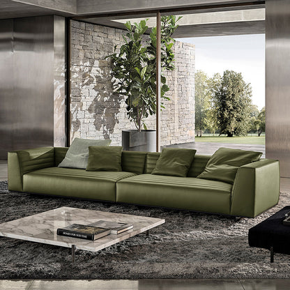 Mokdern standard 4-seat leather sofa