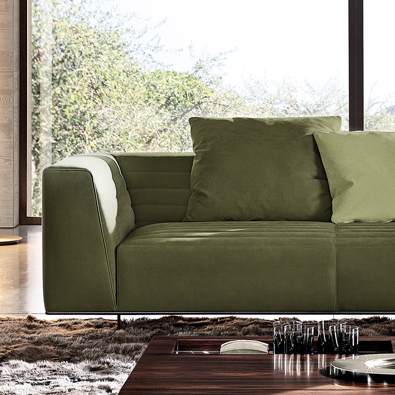 Mokdern standard 4-seat leather sofa