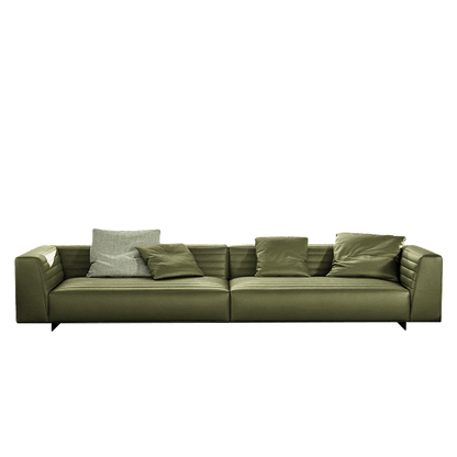Mokdern standard 4-seat leather sofa