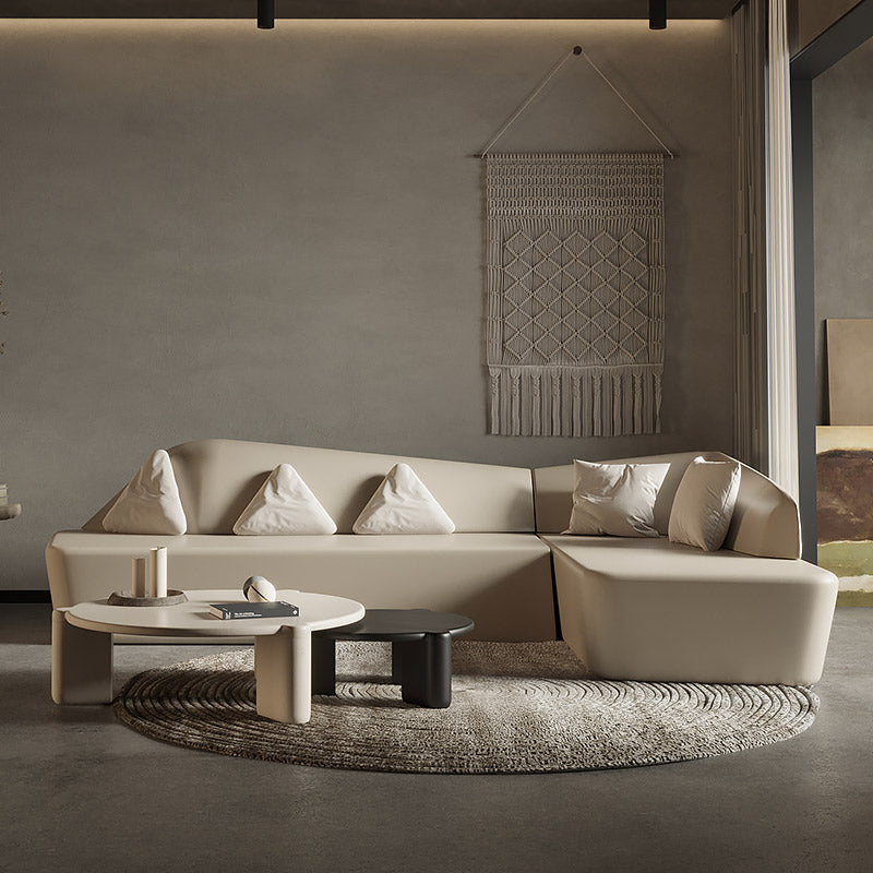 Mokdern L-Shaped 4-seat Fabric sofa