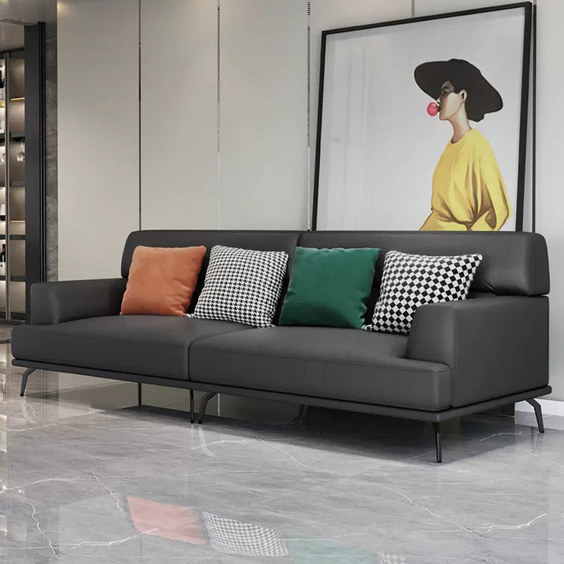 Mokdern 4-seat standard leather sofa,modern sofa